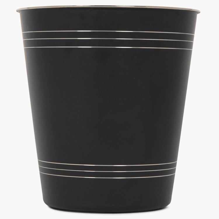 Adrian Lassly Matte Black Taper Bin-9 Ltr
