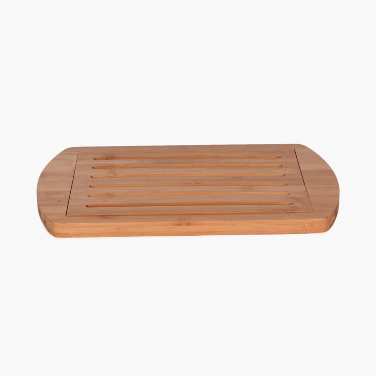 Willford Edulis Natural Bamboo Bread Cutting Board