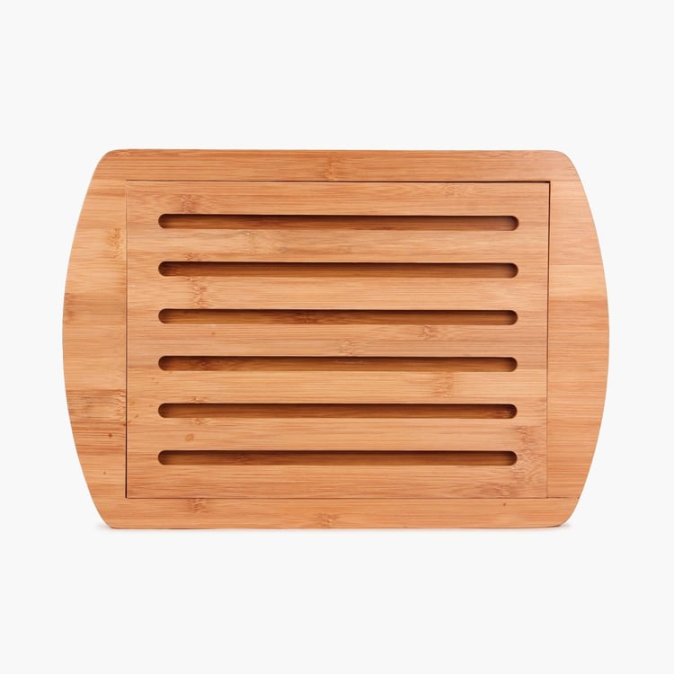 Willford Edulis Natural Bamboo Bread Cutting Board