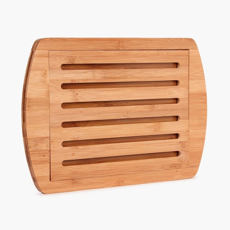 Willford Edulis Natural Bamboo Bread Cutting Board