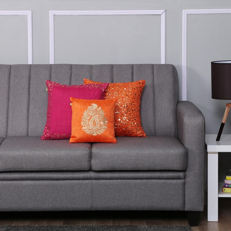 Matrix Paradise Cushion Cover- Set Of 3 Pcs.