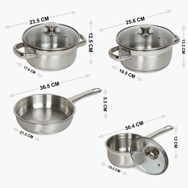 Tuscano Cookware Set- Set Of 7 Pcs.