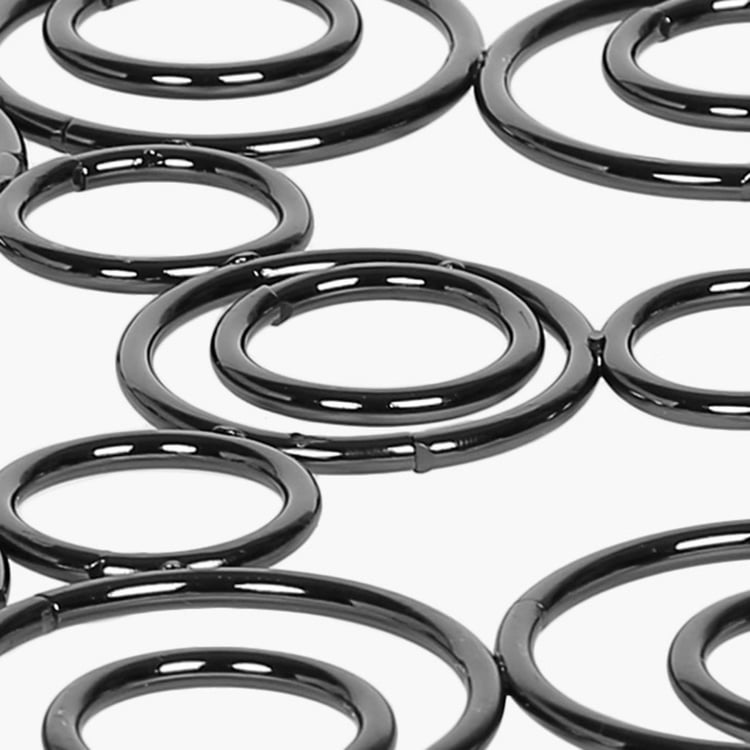 Gravel Solid Trivets - Stainless Steel - Trivet - 20.5 cm x 20.5 cm x 1.5 cm - Black