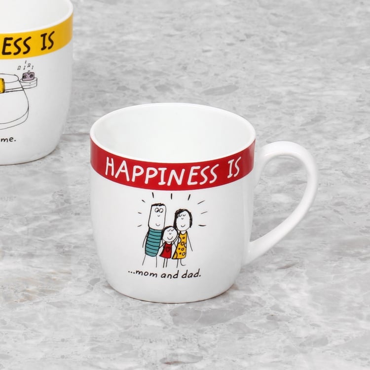 Happiness Bone China Mug