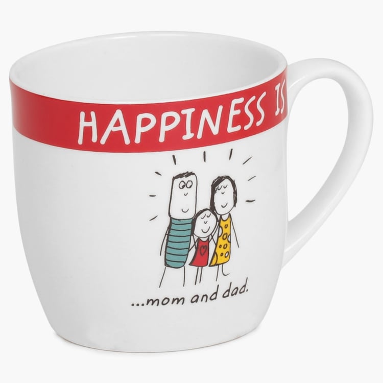 Happiness Bone China Mug