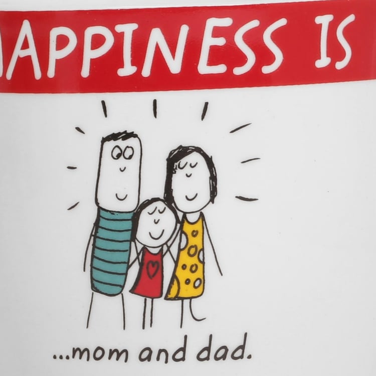 Happiness Bone China Mug