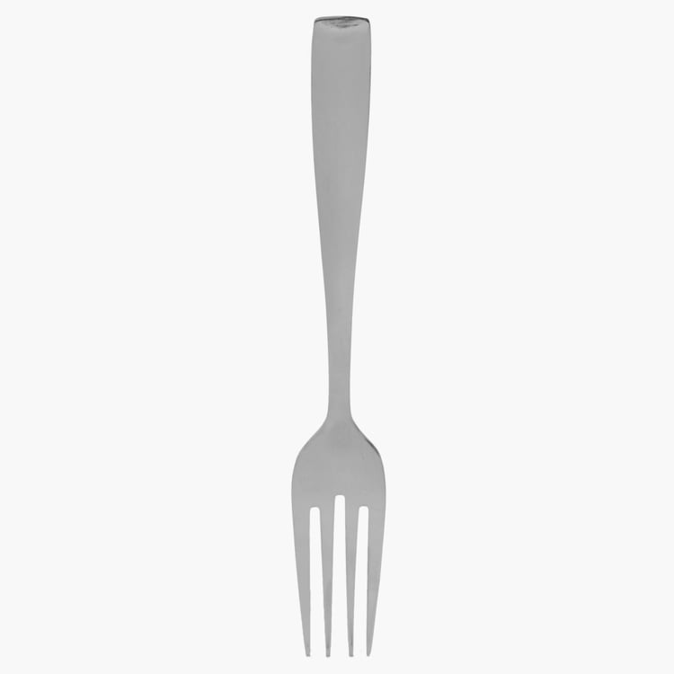 Glister Solid Forks - Stainless Steel -  Dinner Forks - 18.5 cm x 2.5 cm - Silver