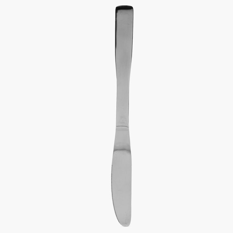 Glister Solid Knives - Stainless Steel -  Dinner Knife - 22 cm x 2.2 cm - Silver
