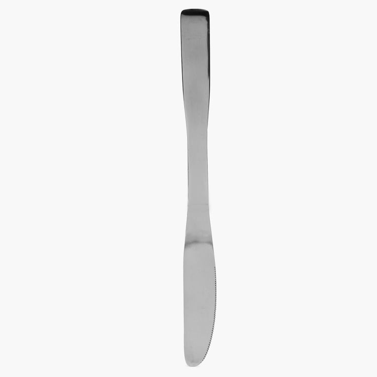 Glister Solid Knives - Stainless Steel -  Dinner Knife - 22 cm x 2.2 cm - Silver