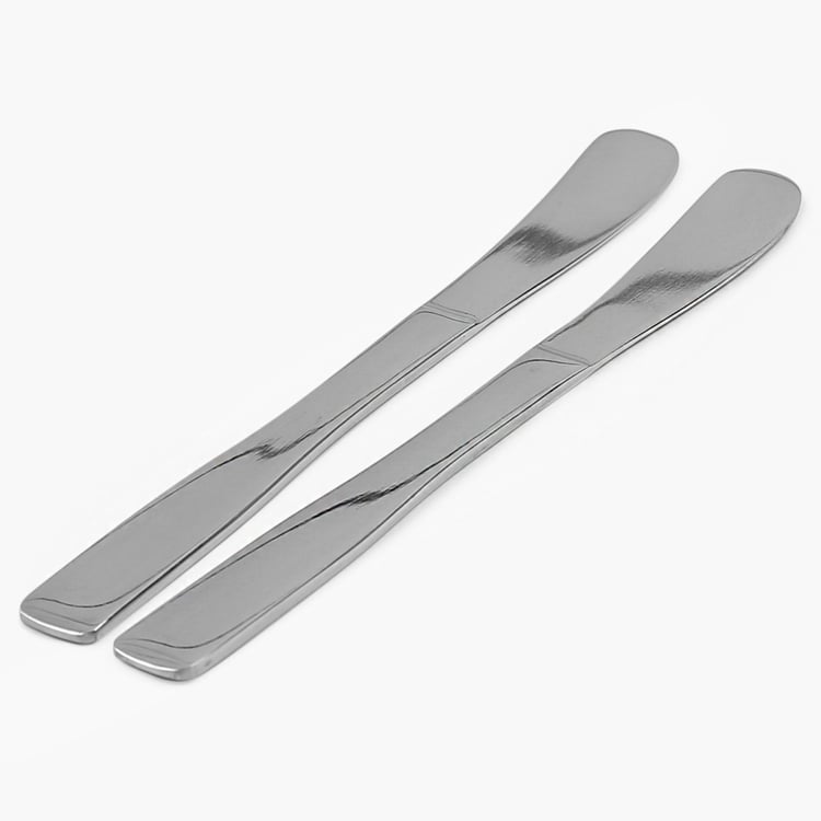 Glister Solid Knives - Stainless Steel - Butter Knife 19.5 cm x 2.2 cm -Silver