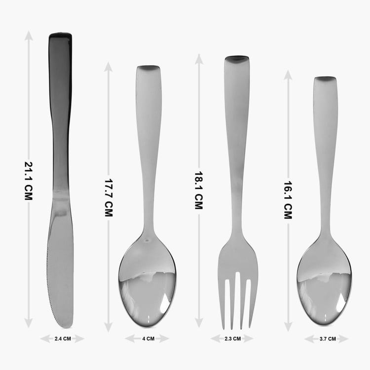 Glister Stainless Steel Cutlery Set - 25 Pcs