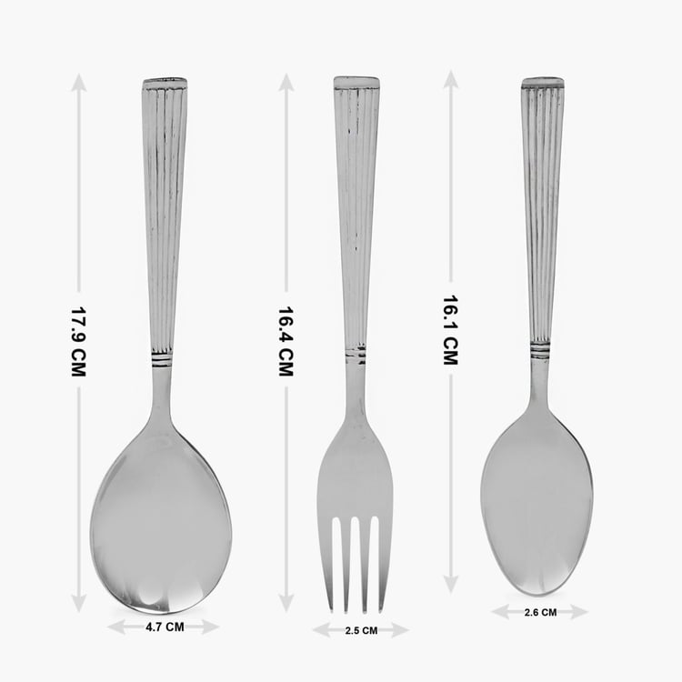 Glister 18Pcs Stainless Steel Cutlery Set