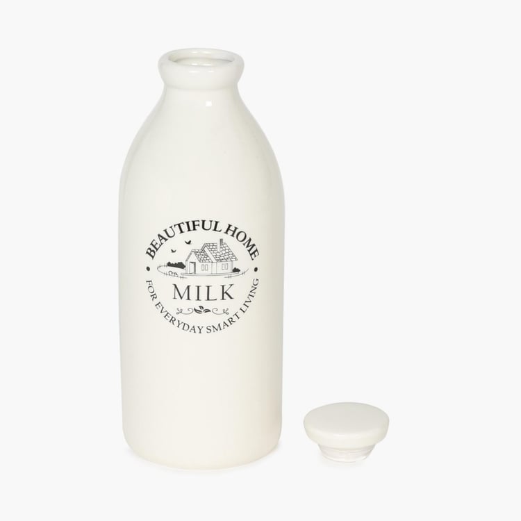 Mendo Ceramic Milk Bottle with Stopper - 1.06L