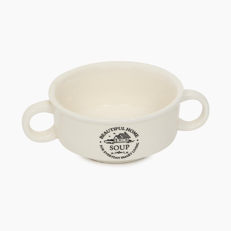 Mendo Beautiful Home Ceramic Soup Bowl - 240ml