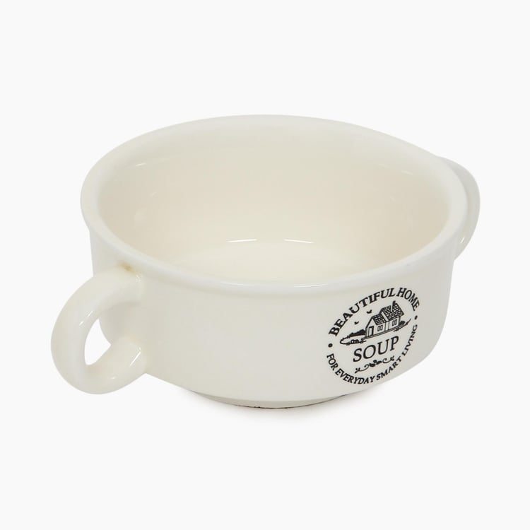 Mendo Beautiful Home Ceramic Soup Bowl - 240ml