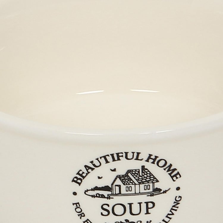 Mendo Beautiful Home Ceramic Soup Bowl - 240ml