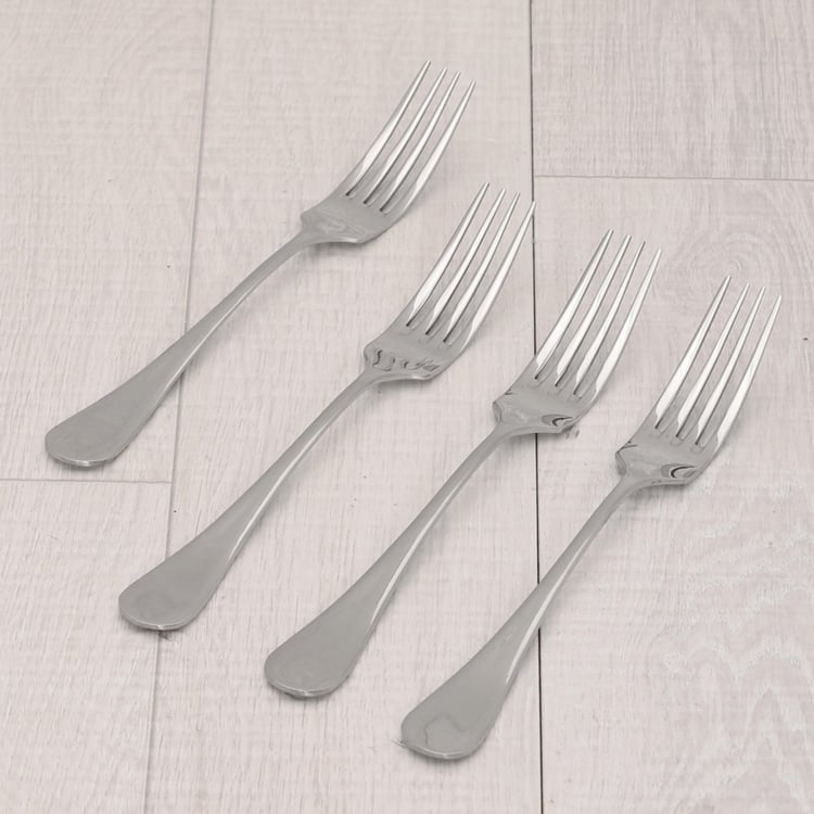 Glister Set of 6 Stainless Steel Dinner Forks