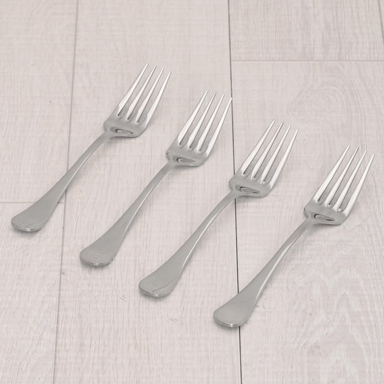 Glister Solid Forks - Stainless Steel - Baby Fork 16 cm X 2.5 cm - Silver