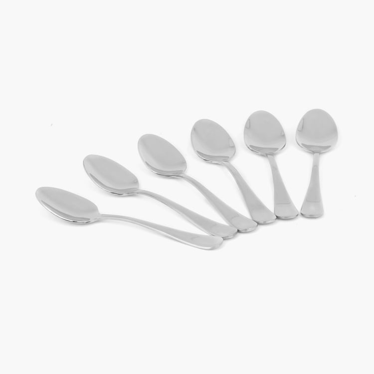 Glister Set of 6 Stainless Steel Spice Spoons