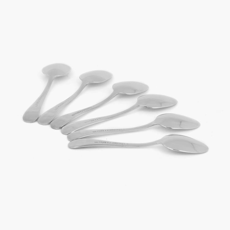 Glister Set of 6 Stainless Steel Spice Spoons