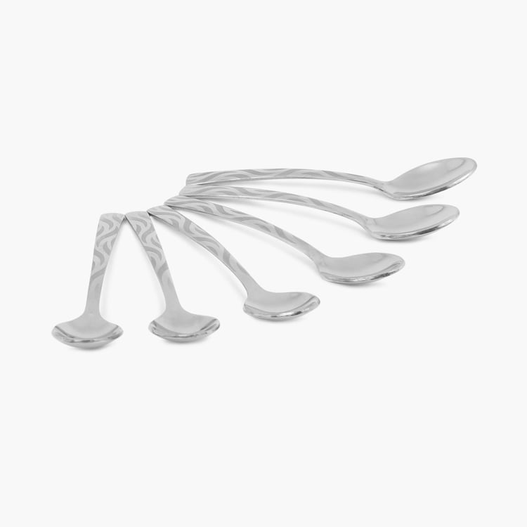 Glister Royce Stainless Steel Spice Spoon - Set Of 6 Pcs.