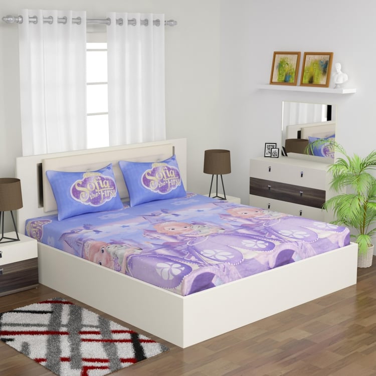 Kids Set of 2 Double Bedsheet Set - 6pc