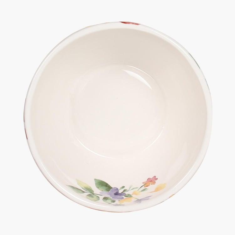 Alora Ceramic Printed Curry Bowl - 300ml