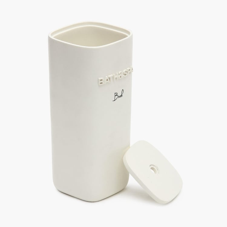 Marshmallow Premium Toilet Brush And Brush holder