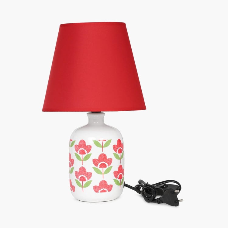 Ceramic Printed Table Lamp
