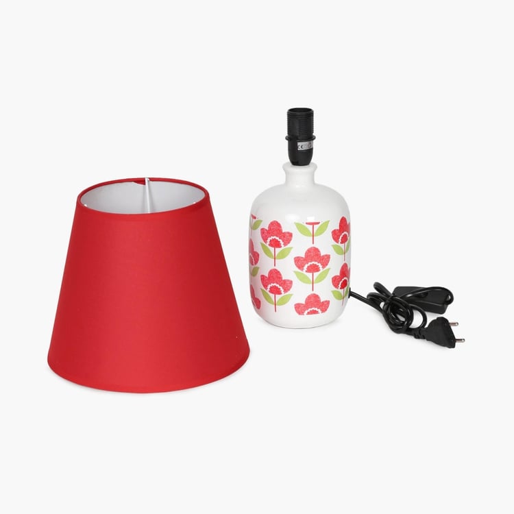 Ceramic Printed Table Lamp