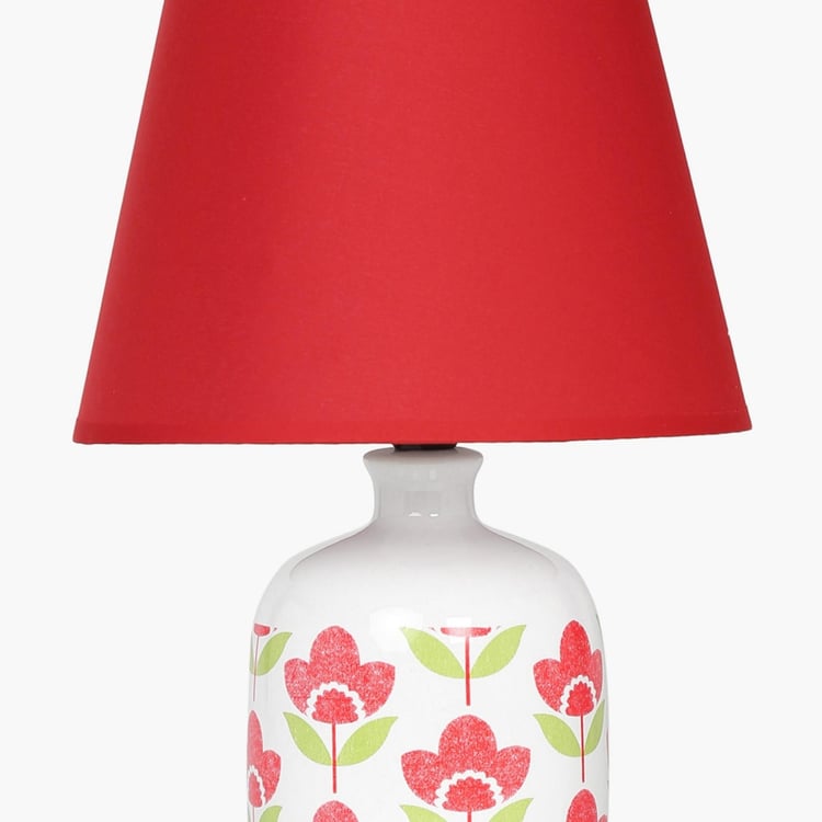 Ceramic Printed Table Lamp