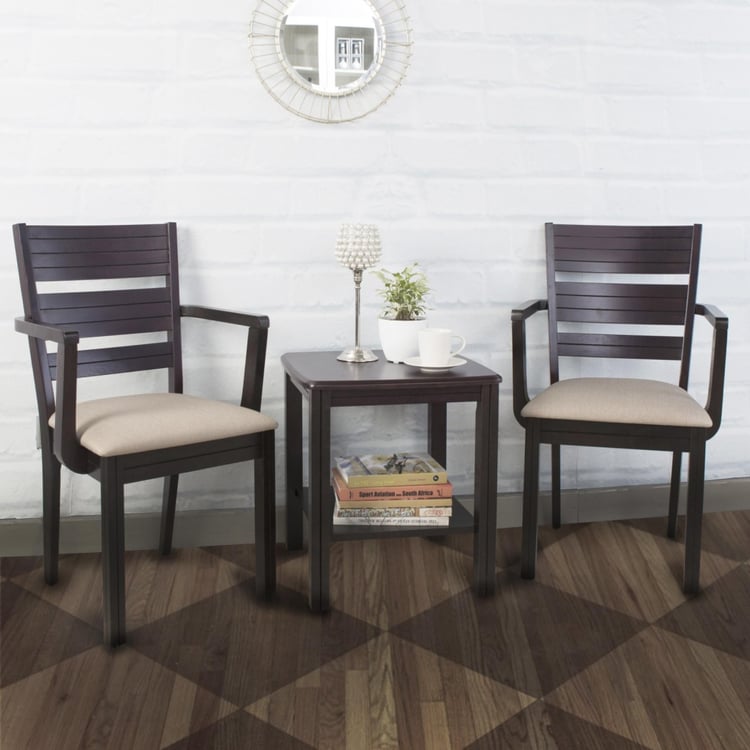 Montoya Rubber Wood Tea Set - Brown