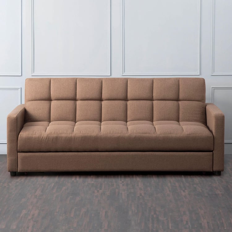 Avellino Sofa Bed Brown - 89 x 90 x 214 cm