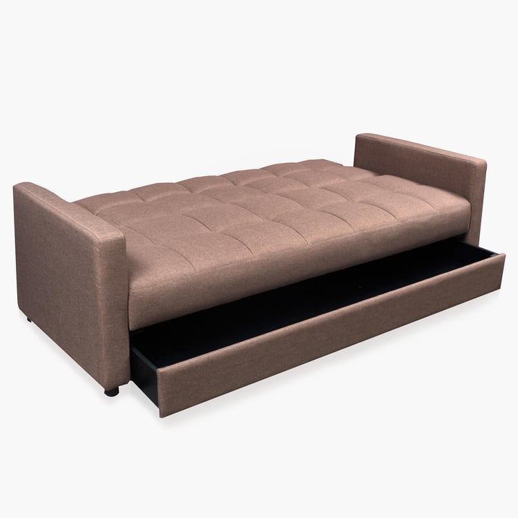 Avellino Sofa Bed Brown - 89 x 90 x 214 cm