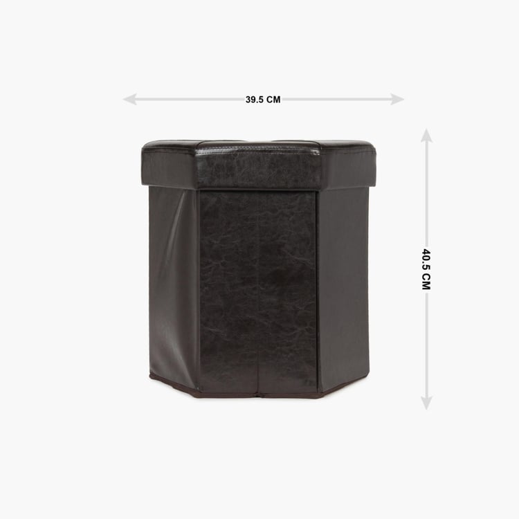 Sit And Store Hexagonal Ottoman