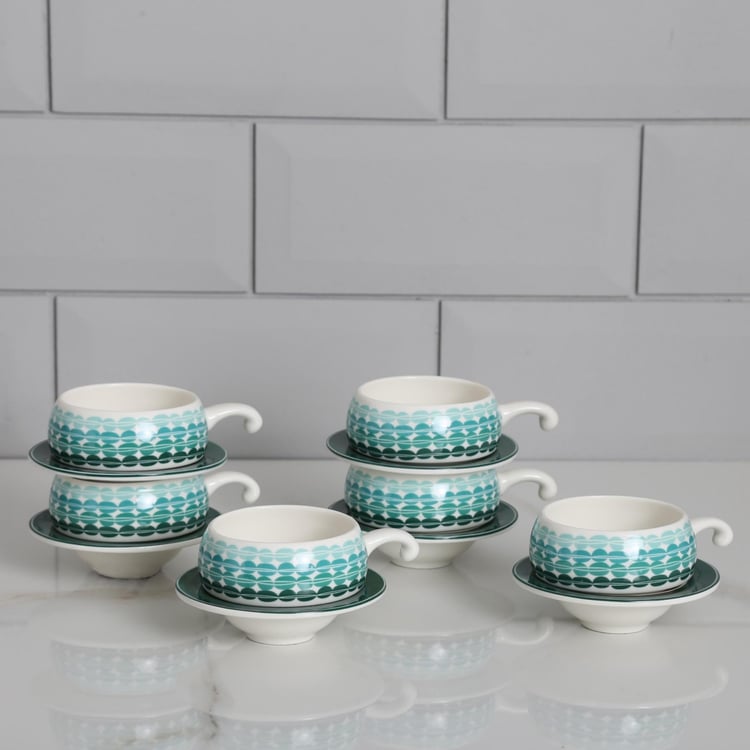 Abia Lilliput Cup And Saucer Set-12pcs