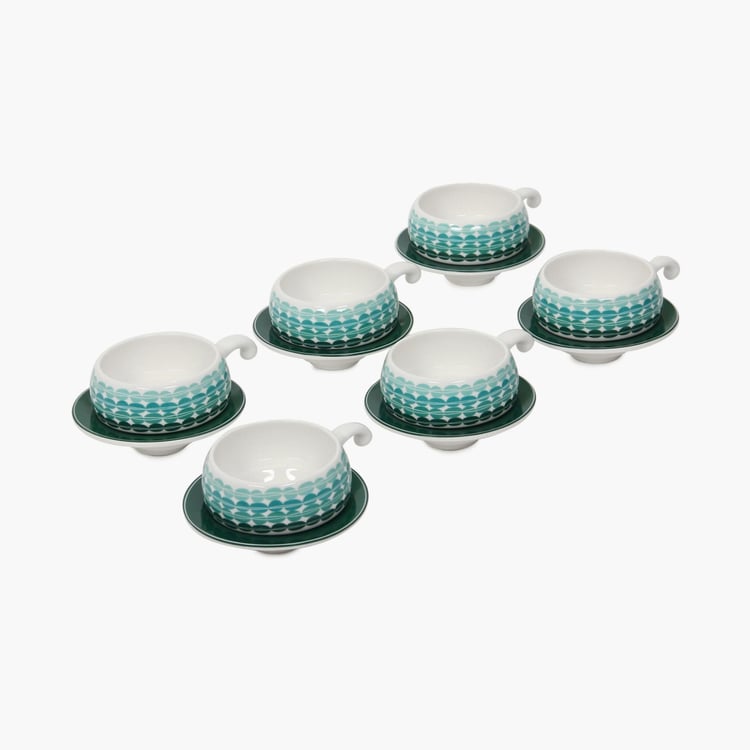 Abia Lilliput Cup And Saucer Set-12pcs