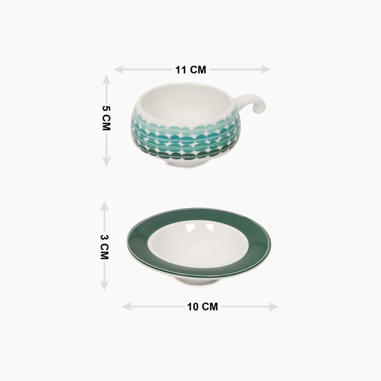 Abia Lilliput Cup And Saucer Set-12pcs