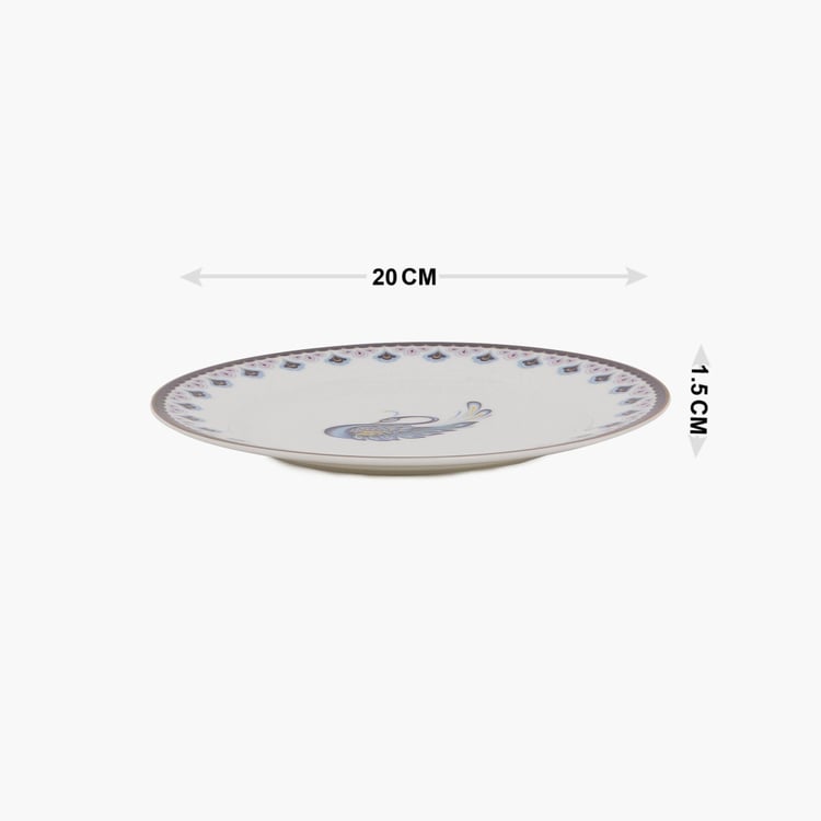 Buy Blue Rim Side Plate from Home Centre at just INR 449.0