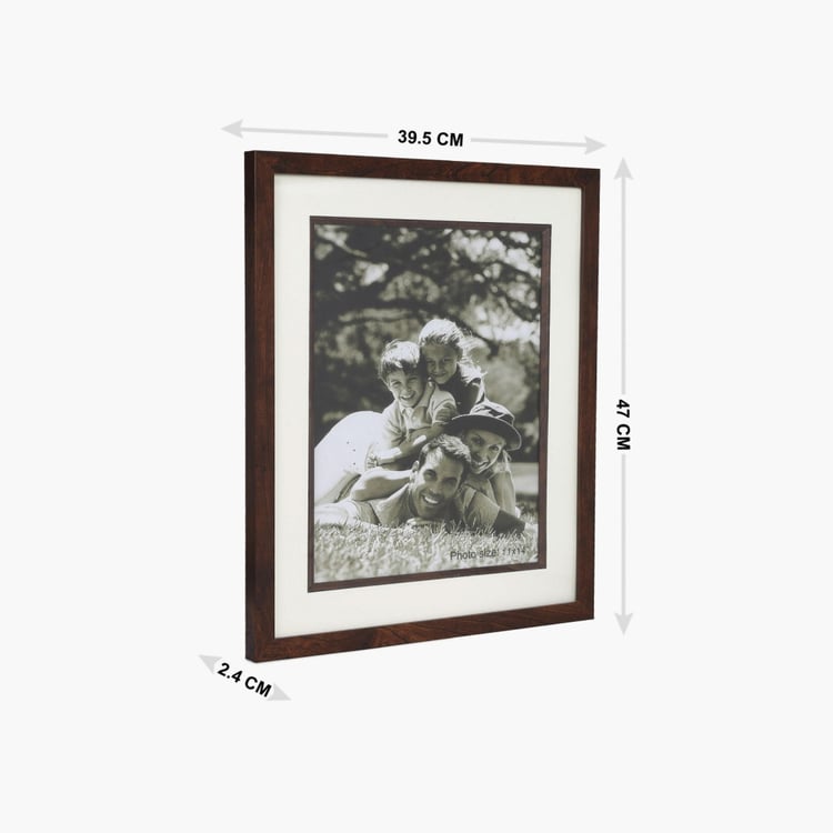 Photomontage  Single Frame MDF - Photo Frame : 39.5 cm x 2.4 cm x 47 cm - Brown