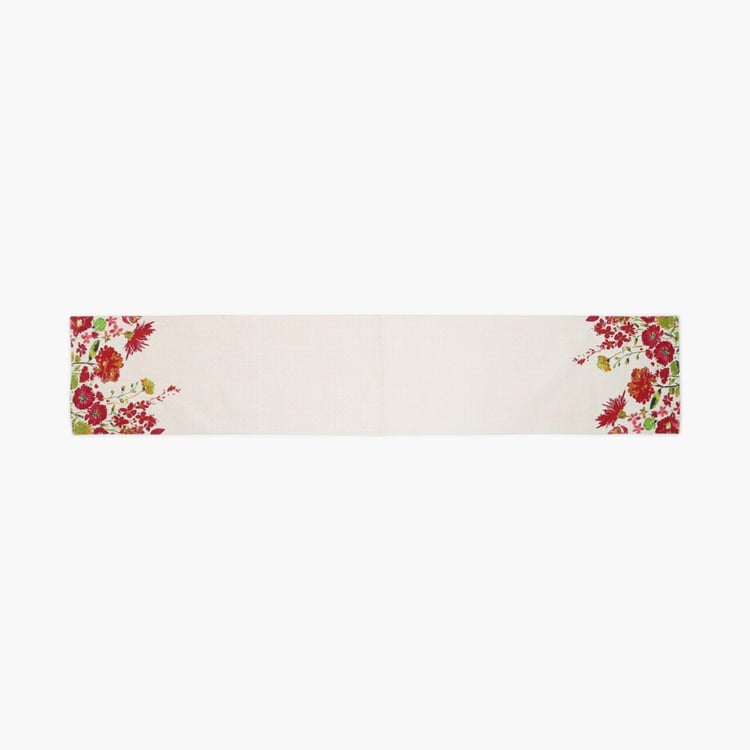 Meadows Garden Cotton Printed Runner- 33x180cm