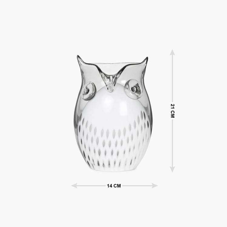 Owl Glass Vase