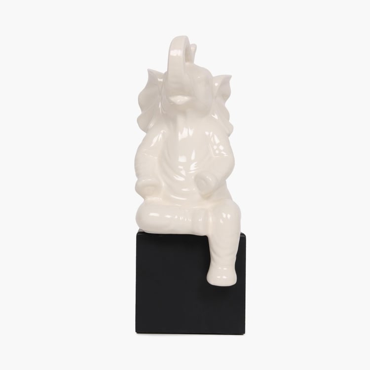 Splendid Raised Trunk Elephant Figurine