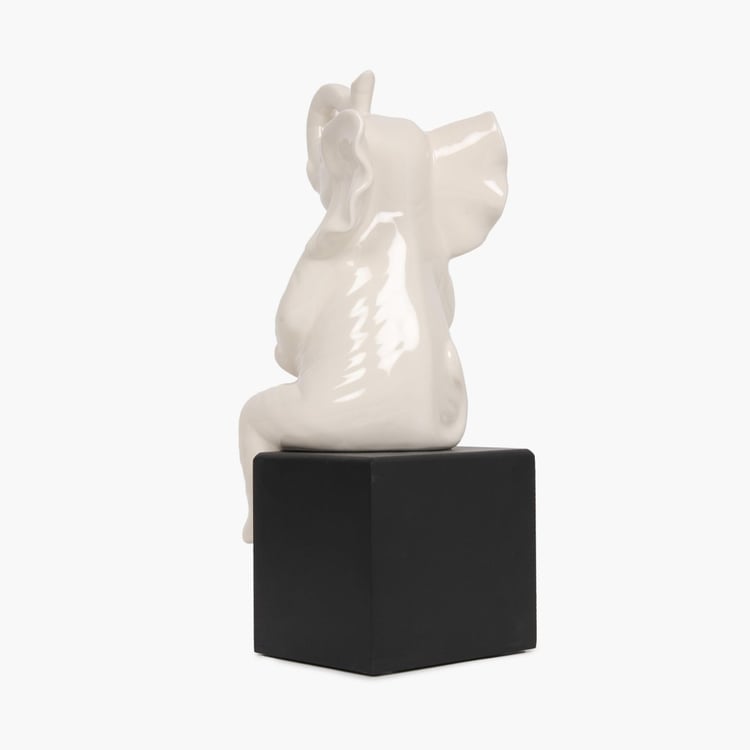 Splendid Raised Trunk Elephant Figurine
