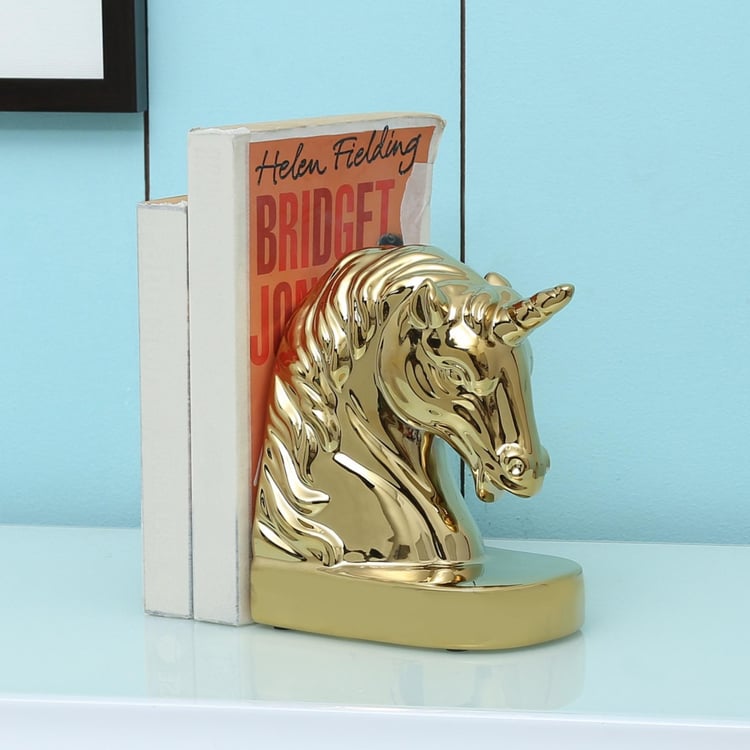 Splendid Unicorn Bookend