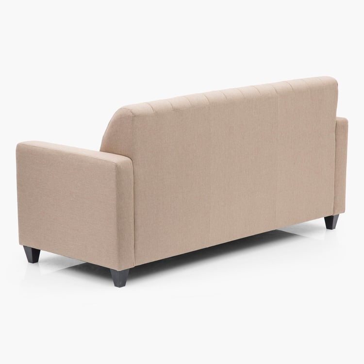 Alaska Arden Fabric 3-Seater Sofa - Beige