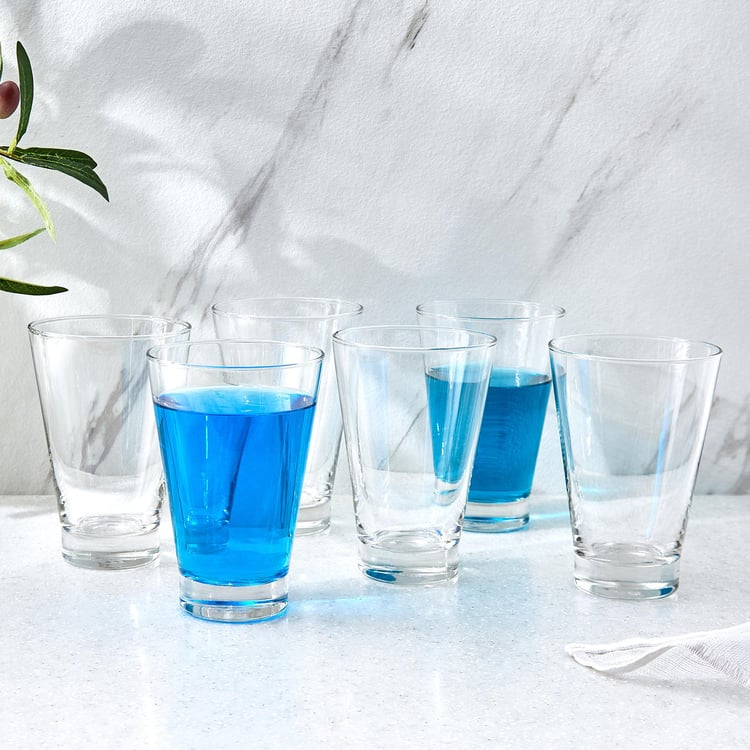 OCEAN Studio Set of 6 Hall Glasses - 435ml