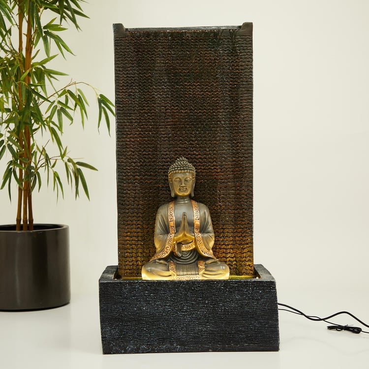 Cascade Buddha Fountain - 88x35x47cm