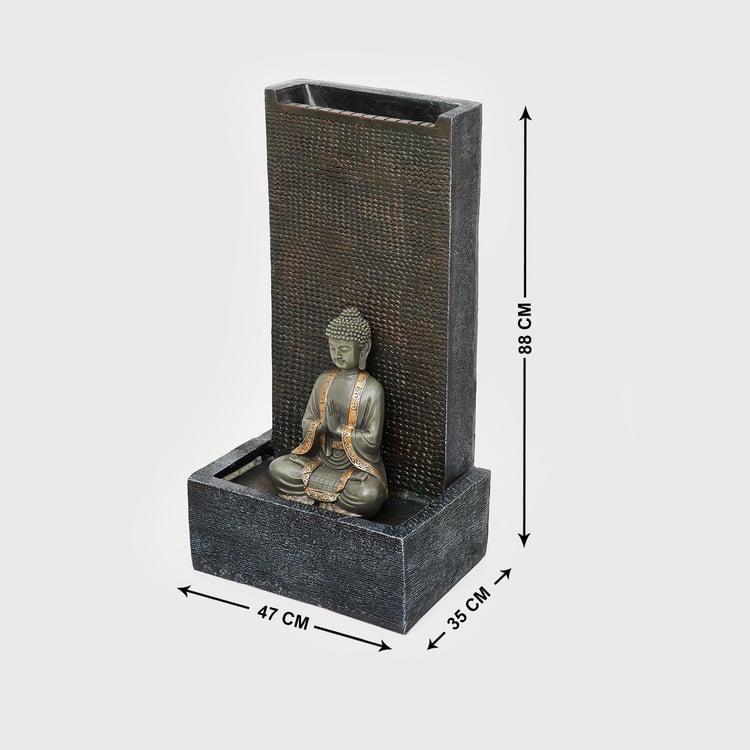 Cascade Buddha Fountain - 88x35x47cm