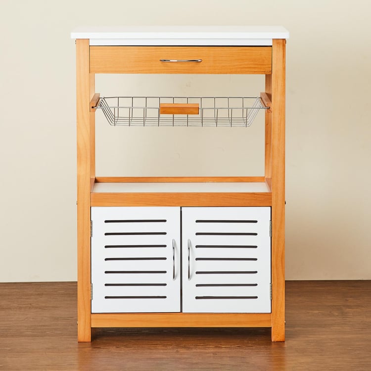 Tranzit Wooden Storage Kitchen Trolley